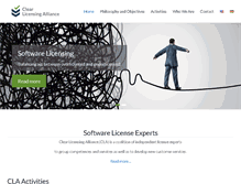 Tablet Screenshot of c-l-a.org
